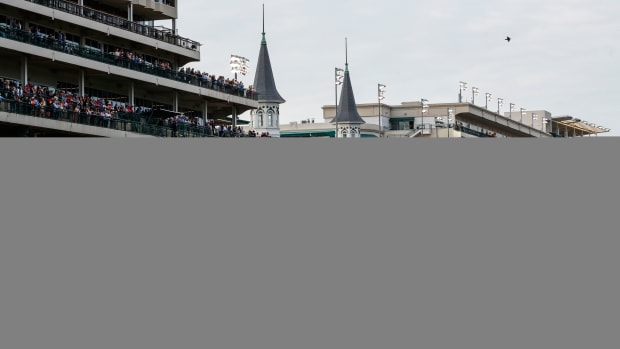 Opening night of Churchill Downs’ Spring Meet on Saturday, April 29, 2023.